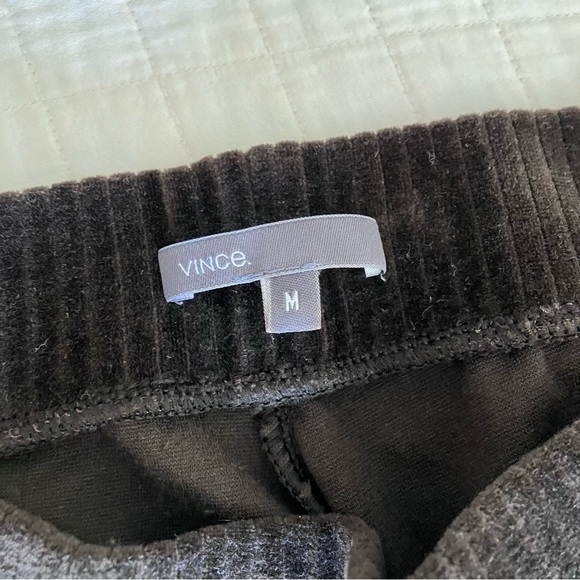 Vince brown corduroy riding pant w/leather patches - Picture 5 of 9